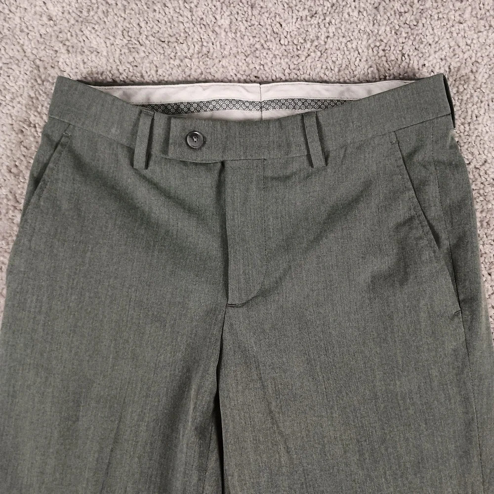Egara 34S 29x30 Green Skinny Fit Stretch 2 Piece Suit Set With Matching Tie